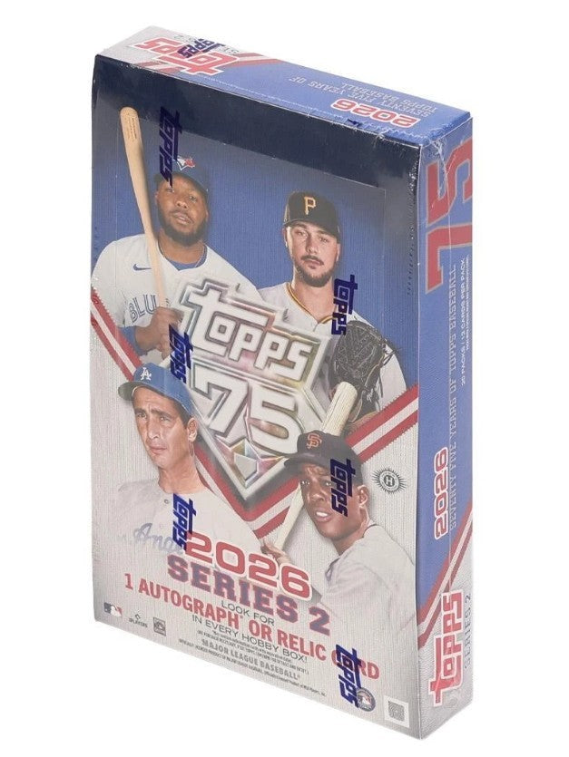 2026 Topps Series 2 Baseball Hobby Box | 1 Auto or Relic | Factory Sealed