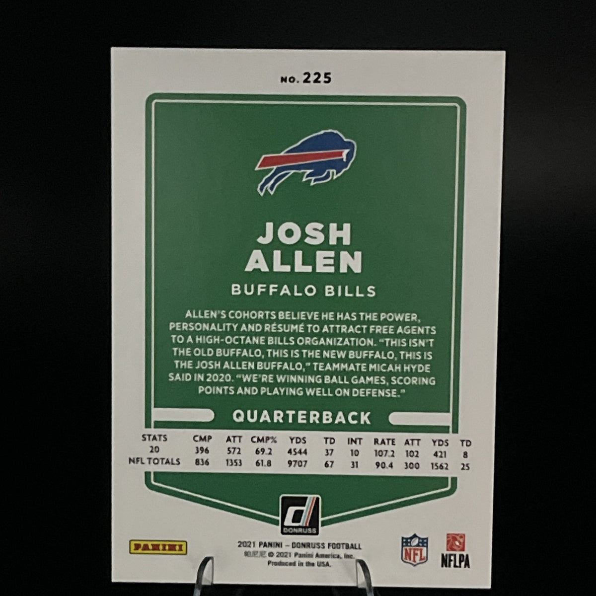 2021 Panini Donruss - Photo Variation Josh Allen #225