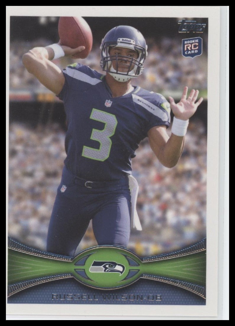 2012 Topps Russell Wilson Seattle Seahawks Rookie