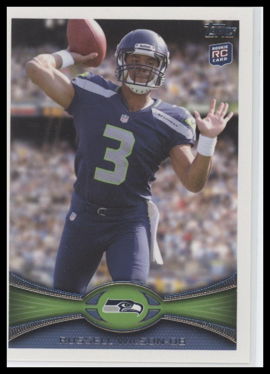 2012 Topps Russell Wilson Seattle Seahawks Rookie