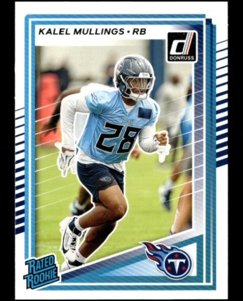 2025 Panini Donruss Kalel Mullings #378 Rated Rookie RC Titans