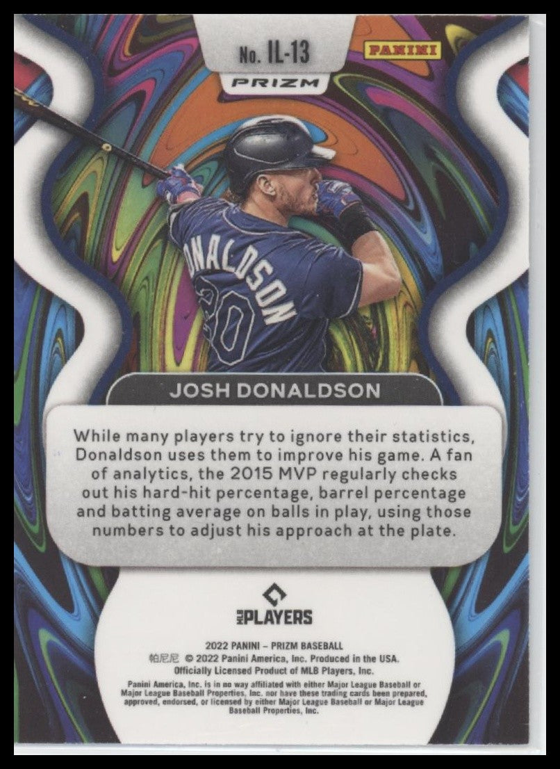 Josh Donaldson 2022 Panini Prizm Purple #IL-13 Near Mint or Better