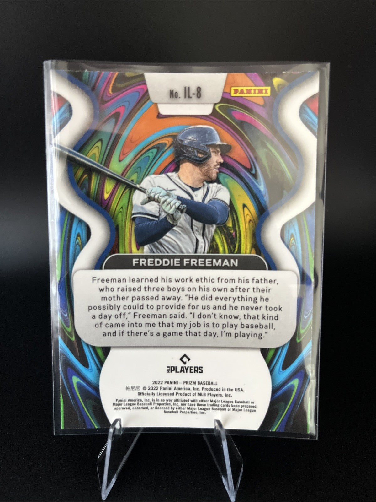 2022 Panini Prizm - Illumination Freddie Freeman #IL-8 Silver Prizm
