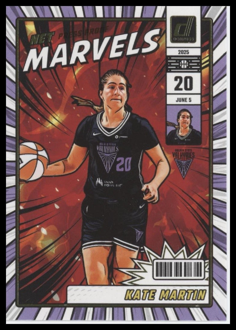 2025 Donruss WNBA #12 Kate Martin Net Marvels Press Proof