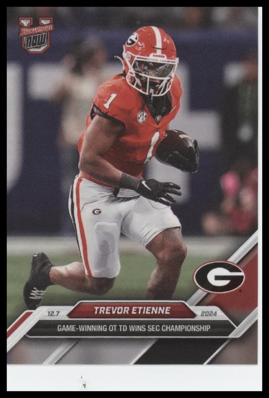 2024 Topps Bowman U Football - Trevor Etienne #54 (RC) Georgia