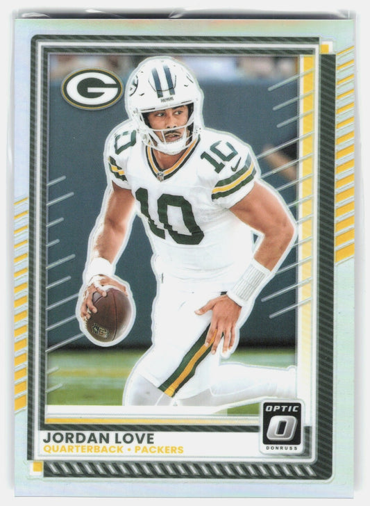 2025 Panini Donruss Optic Jordan Love Chrome #177 Packers