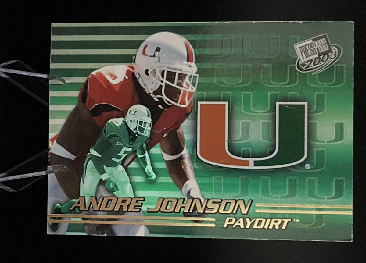 2003 Press Pass - Paydirt Andre Johnson #PD 2 (RC)