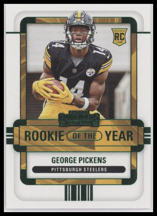 2022 Panini Contenders George Pickens Pittsburgh Steelers