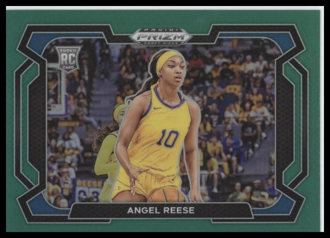 2024 Panini Prizm Draft Picks #38b Angel Reese Prizms Green