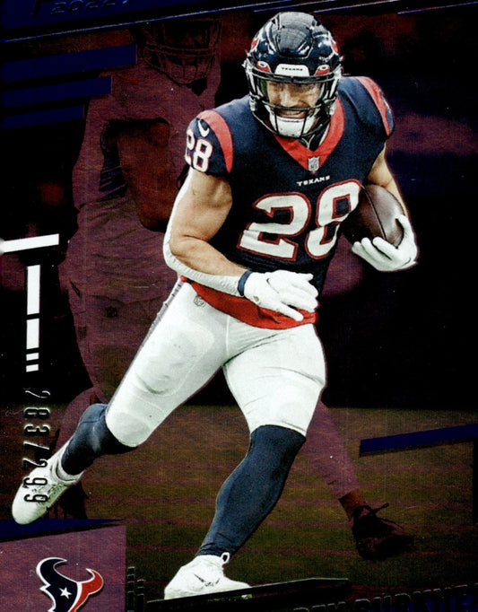 2022 Panini Prestige Rex Burkhead #116 Xtra Points Blue 283/299 Texans