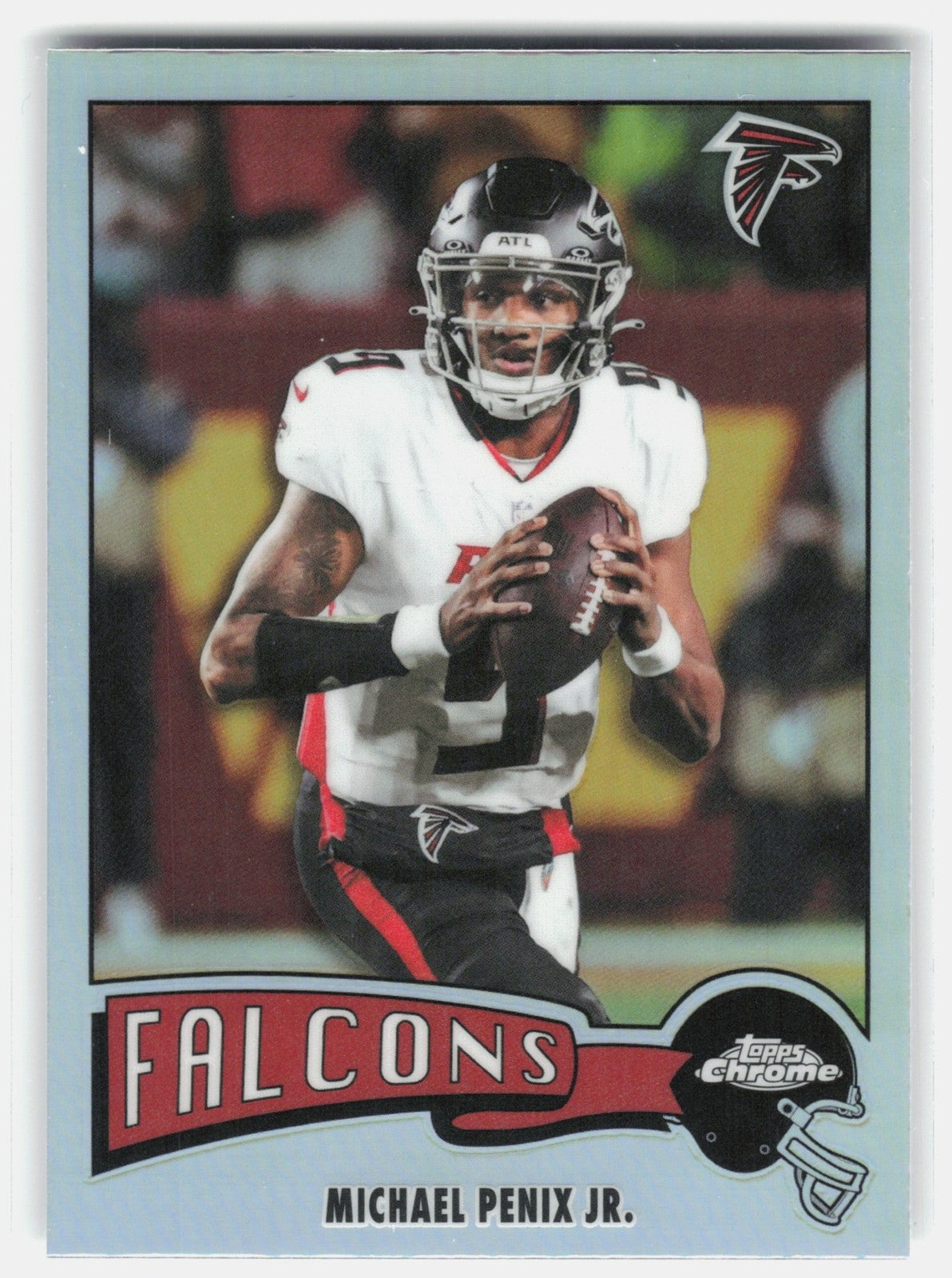 2025 Topps Chrome Michael Penix Jr. #1975-2 1975 Refractor Falcons