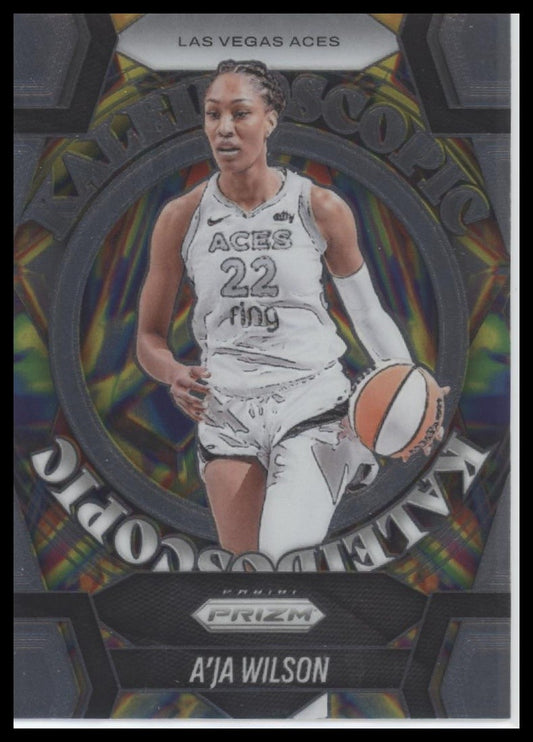 2025 Panini Prizm WNBA #6 A’ja Wilson Kaleidoscopic Las Vegas Aces