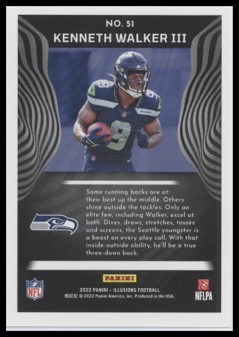 2022 Panini Illusions Kenneth Walker III Seattle Seahawks