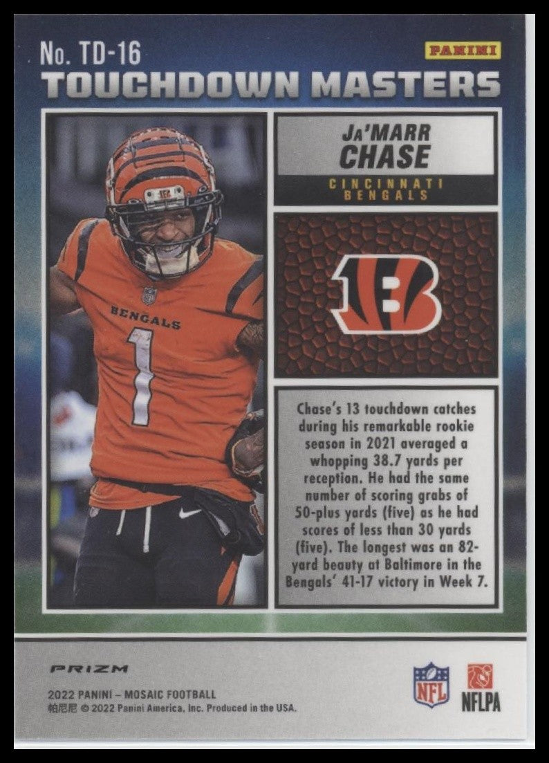 2022 Panini Mosaic Ja'Marr Chase Cincinnati Bengals
