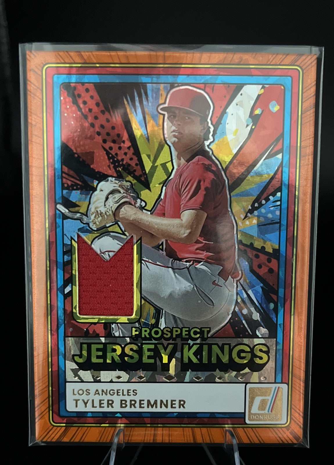 2026 Panini Donruss - Prospect Jersey Kings Tyler Bremner #PJK-TB Orange Ice...