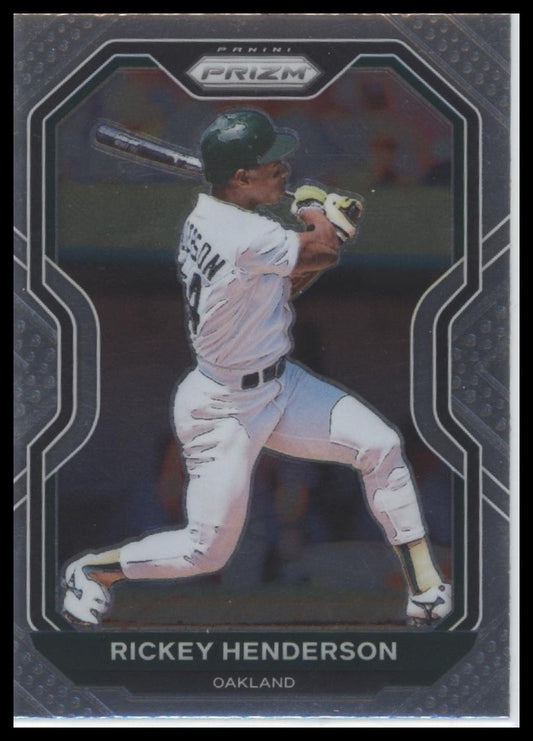 2021 Panini Prizm Rickey Henderson Oakland Athletics #157