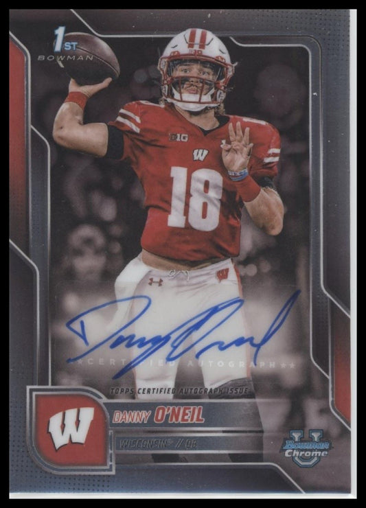 2025 Danny O'Neil  Bowman University Chrome # Near Mint or Better