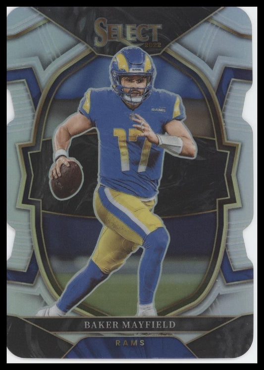 Baker Mayfield  2022 Panini Select Die Cut Chrome Black  #9 Near Mint or Better