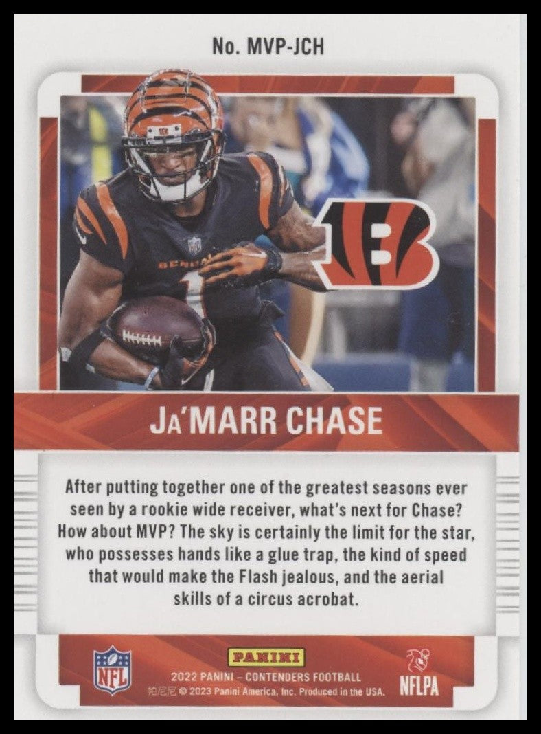 2022 2022 Panini Contenders Ja'Marr Chase Cincinnati Bengals