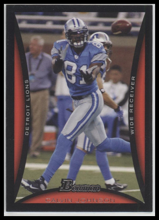 2008 Bowman 2008 Bowman Calvin Johnson Detroit Lions