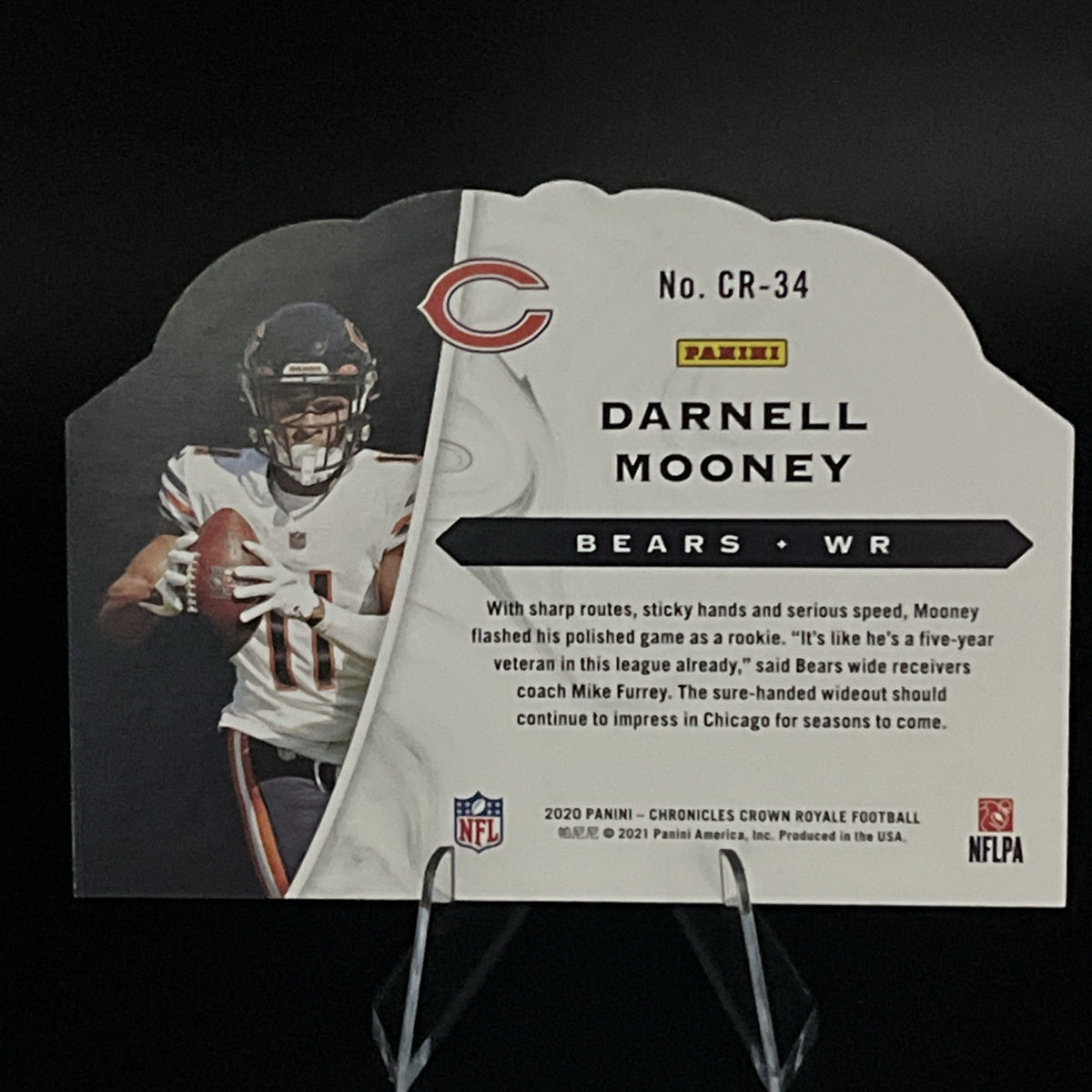 2020 Panini Chronicles - Crown Royale Darnell Mooney #CR-34 (RC)