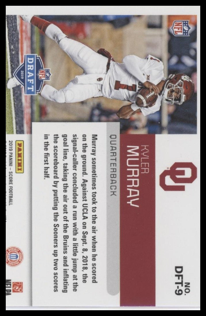 2019 Score 2019 Score Kyler Murray Oklahoma Sooners