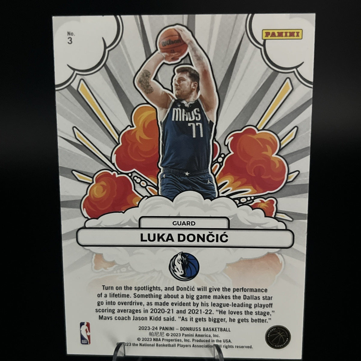 2023-24 Panini Donruss - Bomb Squad Luka Dončić #3