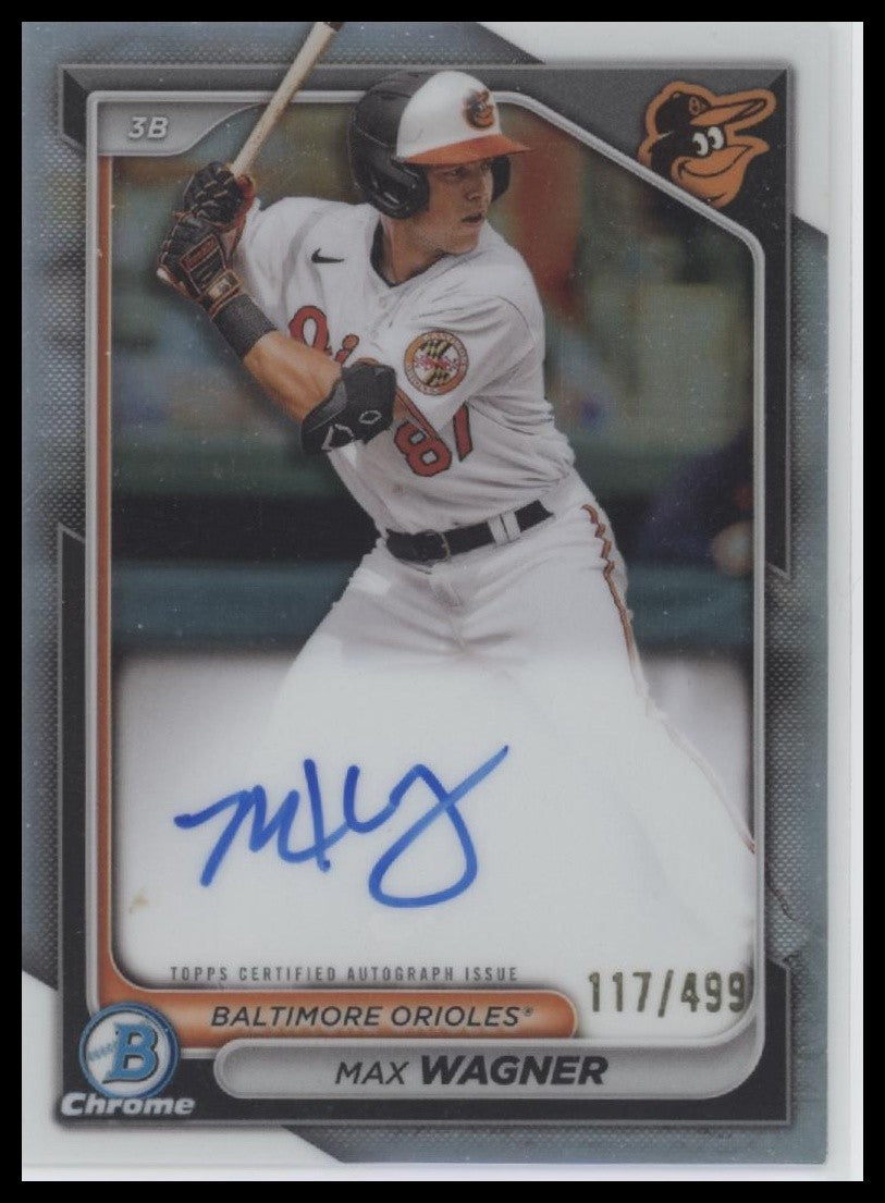 Max Wagner Auto  2024 Bowman Chrome #CPA-117/499