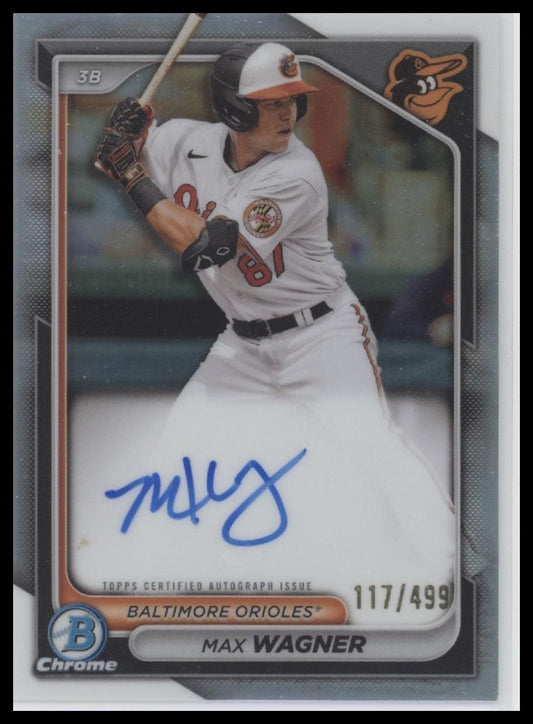 Max Wagner Auto  2024 Bowman Chrome #CPA-117/499