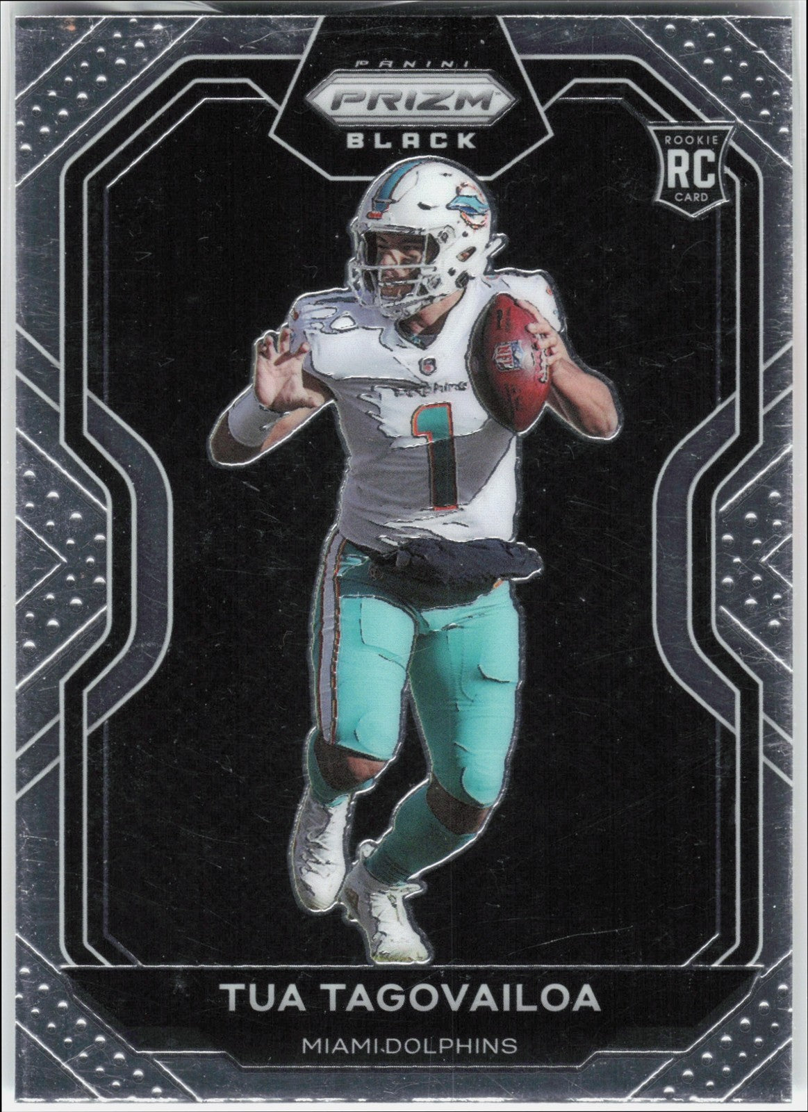 2020 Panini Chronicles Tua Tagovailoa #PB-2 Prizm Black RC Dolphins