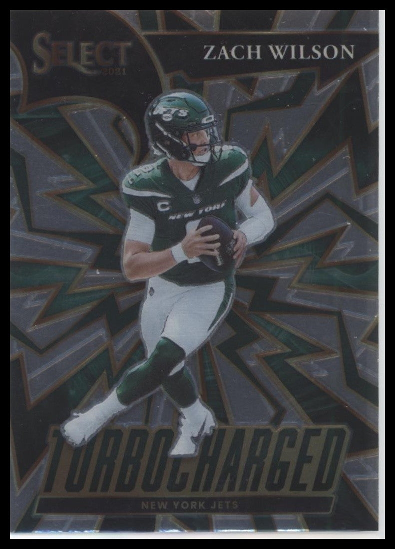 2021 Panini Select #TUR-2 Zach Wilson Turbocharged