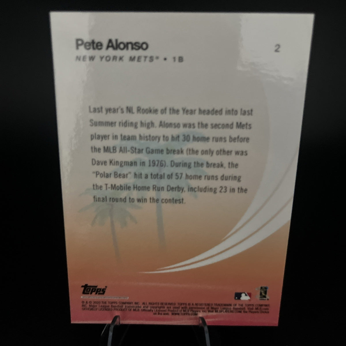 2020 Topps On Demand Summer Blockbuster - Pete Alonso #2 /1886