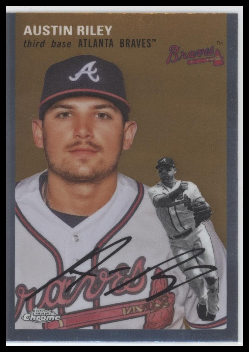 2023 Austin Riley Topps Chrome Platinum Anniversary #249 Near Mint or Better