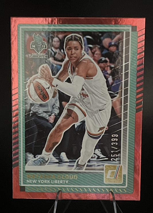 2025 Panini Donruss WNBA - Natasha Cloud #8 Red Lava /399
