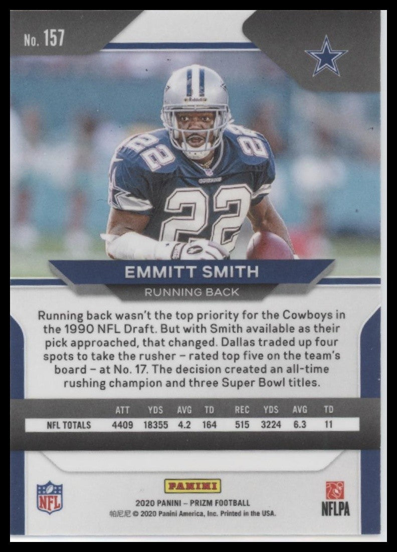 2020  Panini Prizm Emmitt Smith Dallas Cowboys