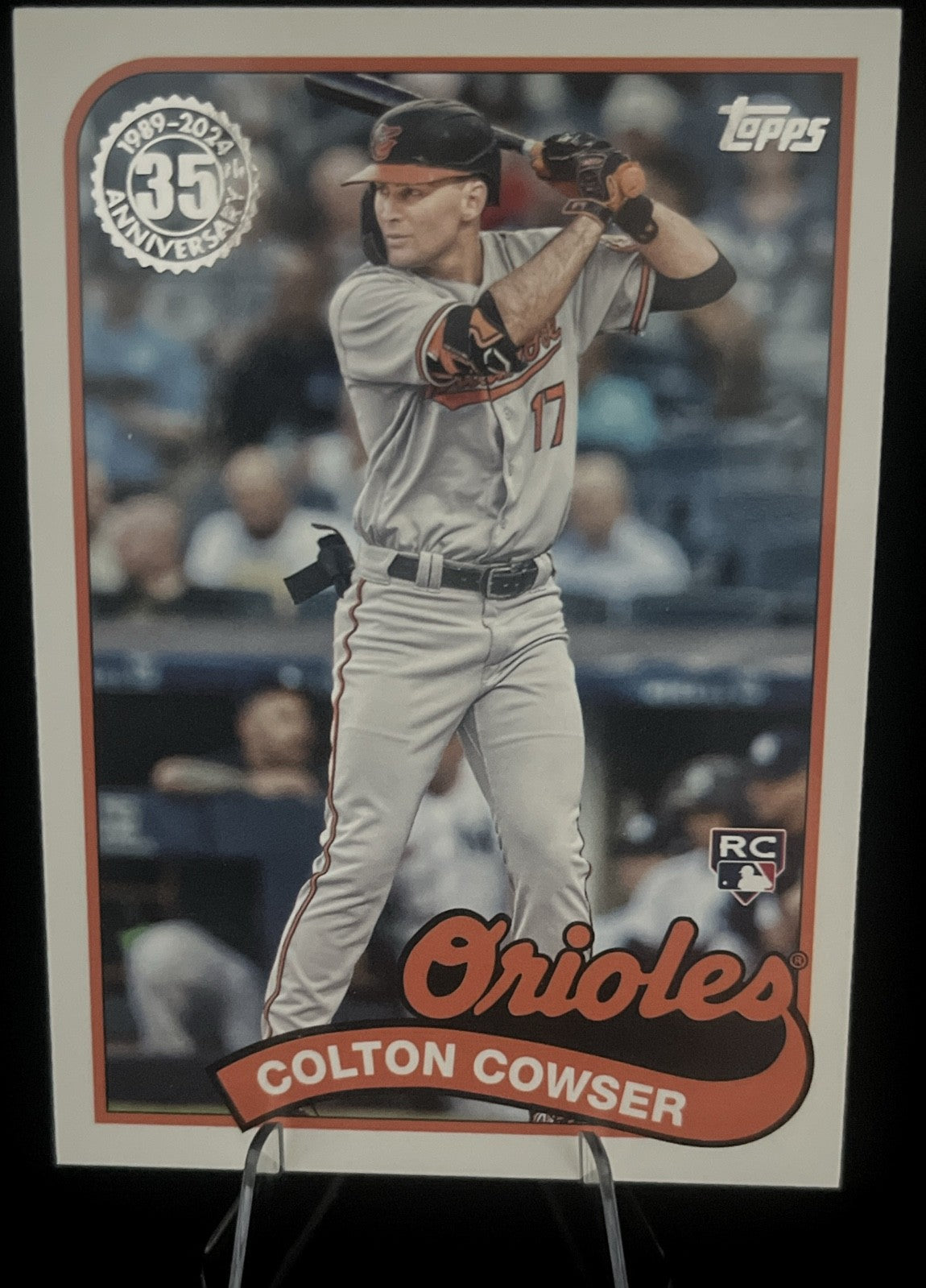 2024 Topps Series 1 - 1989 Topps Baseball Colton Cowser #89B-12 (RC)