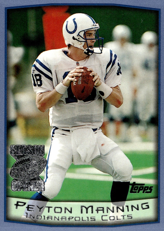 1999 Topps Season Opener Peyton Manning #110 Colts