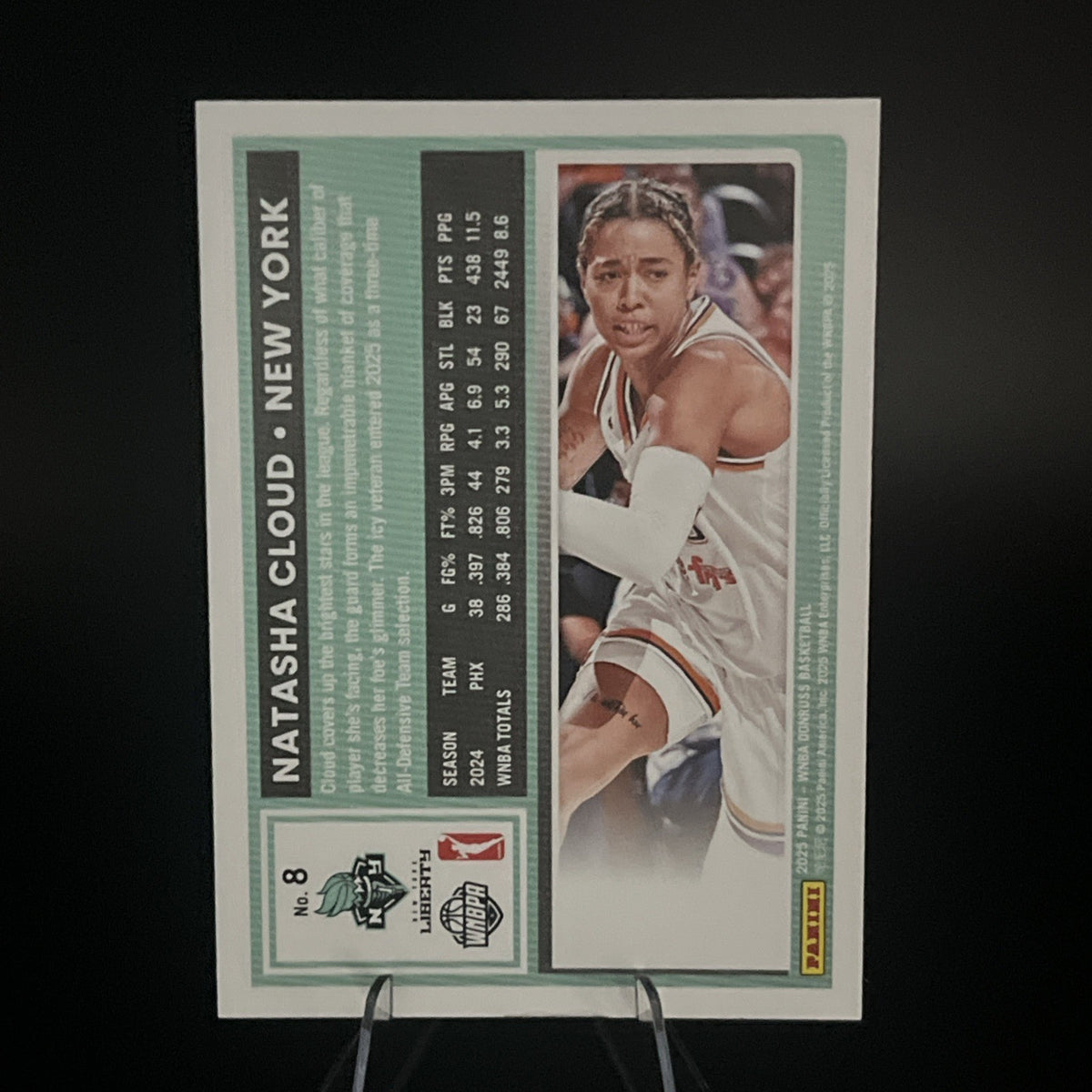 2025 Panini Donruss WNBA - Natasha Cloud #8 Red Lava /399