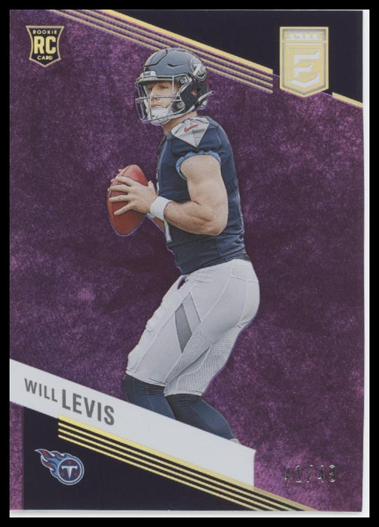 Will Levis 2023 Donruss Elite Pink #197 Near Mint or Better 41/49