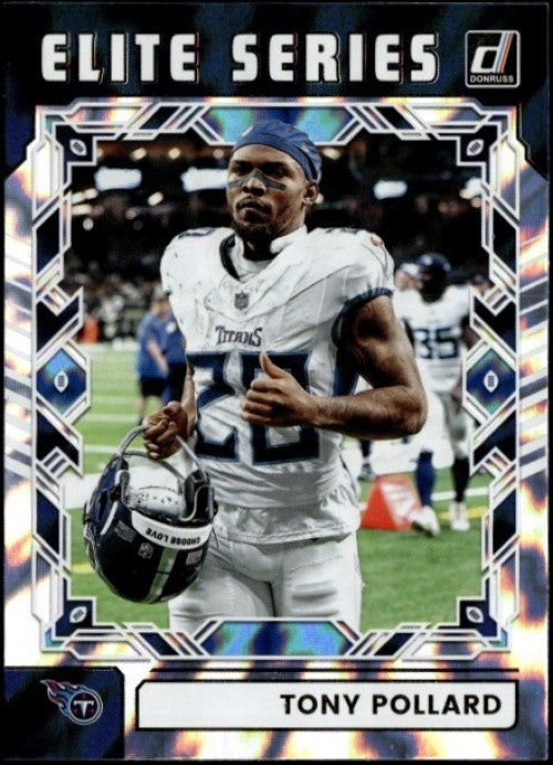 2025 Panini Donruss Tony Pollard #TES-TPO The Elite Series Titans