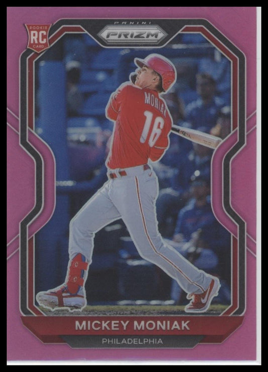 Panini 2021 Pink Prizm Mickey Moniak Philadelphia Phillies #190
