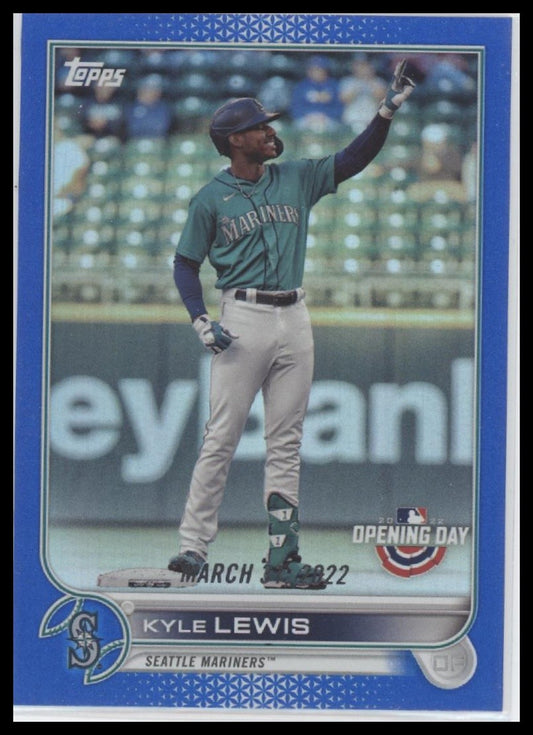 Kyle Lewis 2022 Topps Opening Day Blue #87