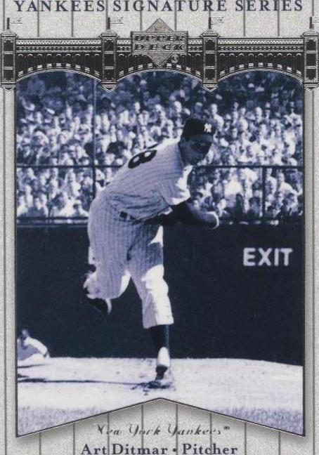 2003 Upper Deck Yankees Signature Series - Art Ditmar #3