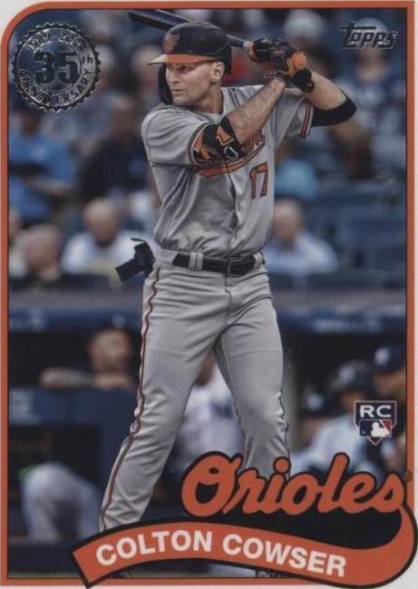 2024 Topps Series 1 - 1989 Topps Baseball Colton Cowser #89B-12 (RC)