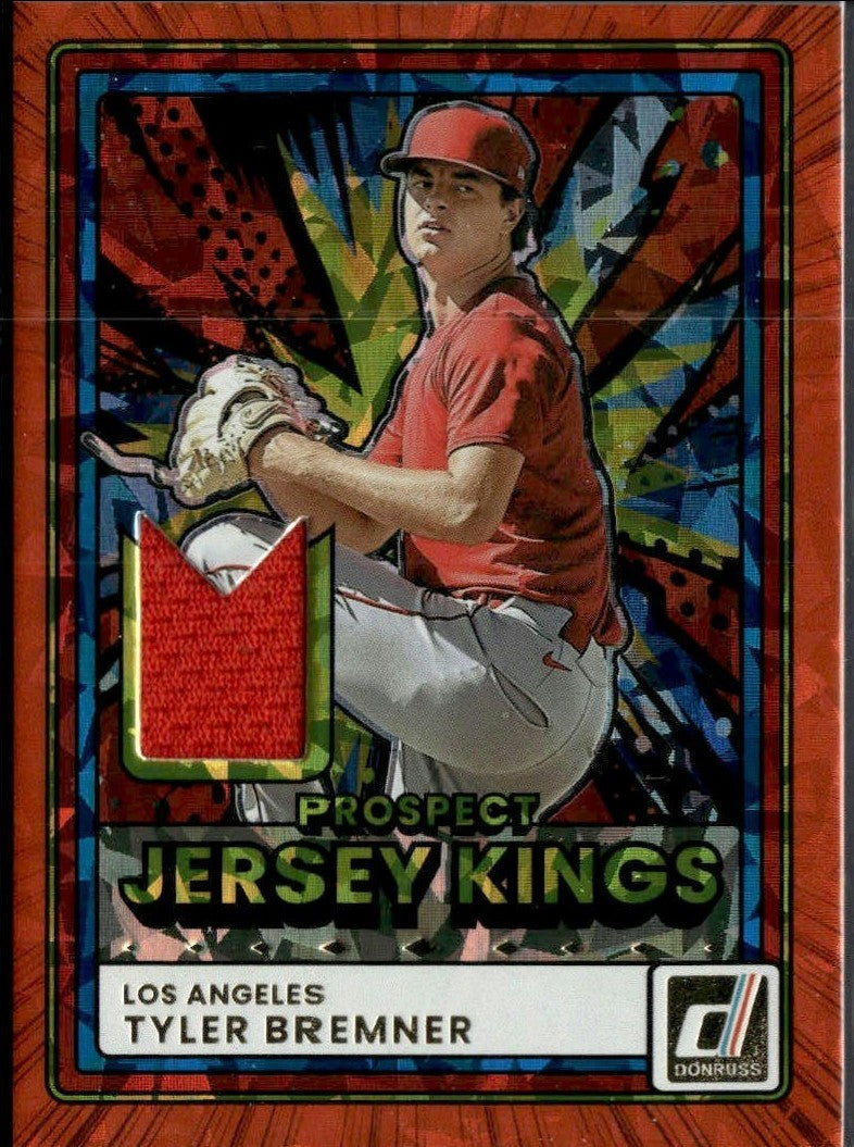 2026 Panini Donruss - Prospect Jersey Kings Tyler Bremner #PJK-TB Orange Ice...