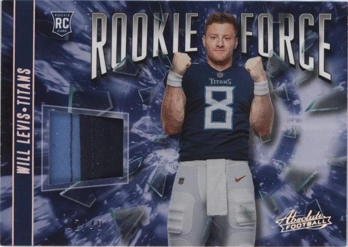 2023 Panini Absolute - Rookie Force Will Levis #RF-4 Holo Silver /49 (MEM, RC)