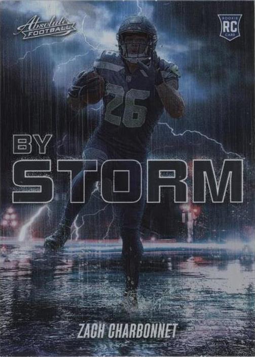 2023 Panini Absolute - By Storm Zach Charbonnet #BST-19 (RC)