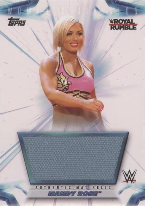 2021 Topps WWE Women's Division - Mat Relics Royal Rumble Mandy Rose #MR-MR /250