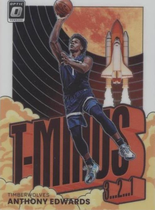 2021-22 Panini Donruss Optic - T-Minus 3, 2, 1 Anthony Edwards #11